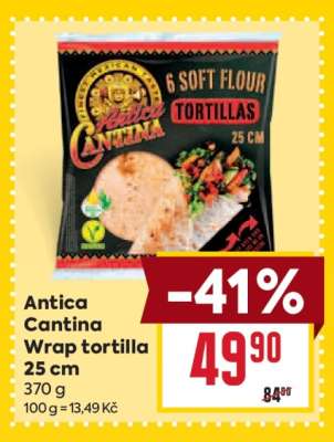 Antica Cantina Wrap tortilla 25 cm
