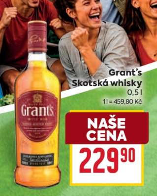 Grant’s Skotská whisky