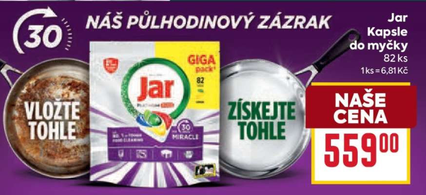 Jar kapsle do myčky