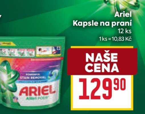 Ariel Kapsle na praní