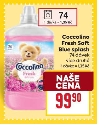 Coccolino Fresh Soft Blue splash