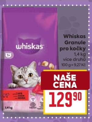 Whiskas Granule pro kočky