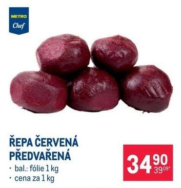 Řepa červená předvařená