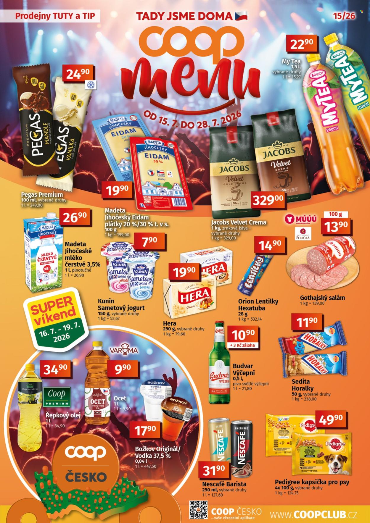 Leták coop TUTY - 15. 7. 2026 - 28. 7. 2026. Strana 1