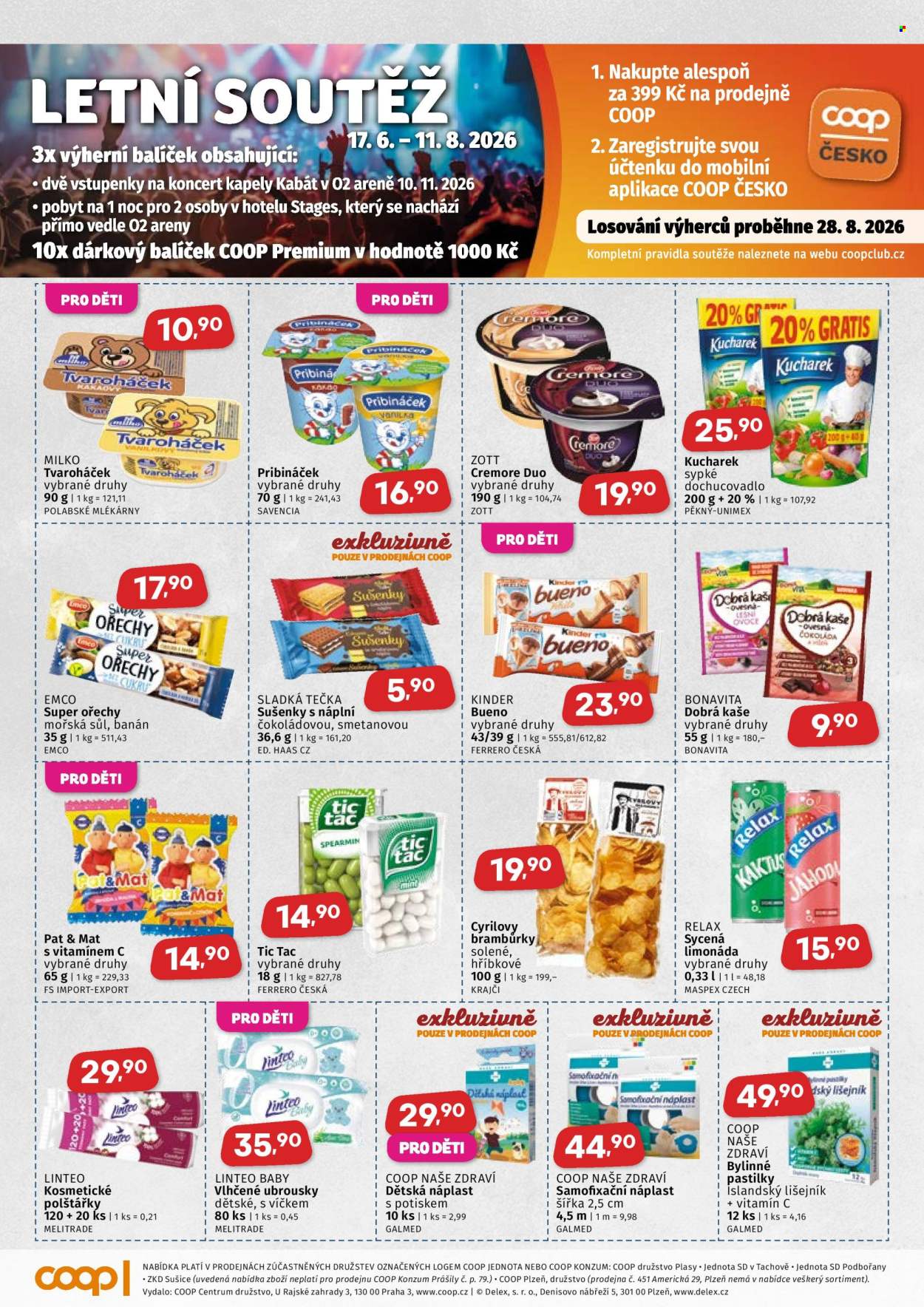 Leták coop JEDNOTA - 15. 7. 2026 - 28. 7. 2026. Strana 3