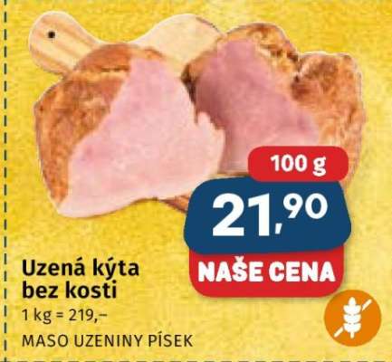Uzená kýta bez kosti