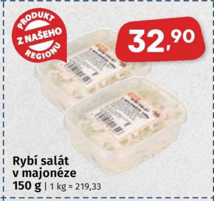 Rybí salát v majonéze
