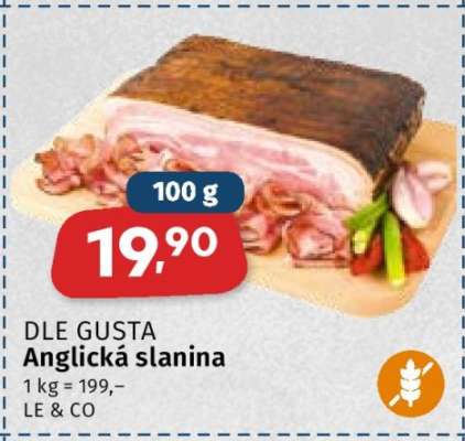 Dle Gusta ANGLICKÁ SLANINA