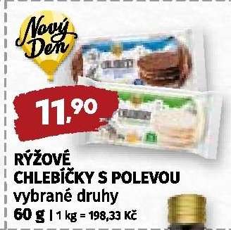 Rýžové chlebíčky s polevou