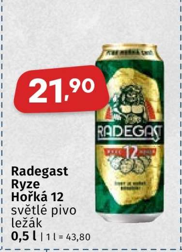 Radegast Ryze Hořká 12