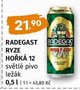 Radegast Ryze Hořká 12