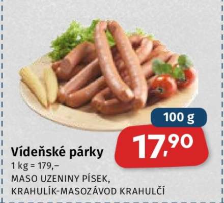 Vídeňské párky* •