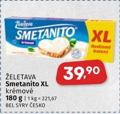 Želetava Smetanito XL