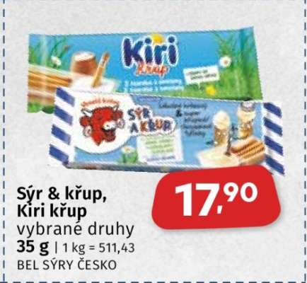 Sýr & křup, Kiri křup