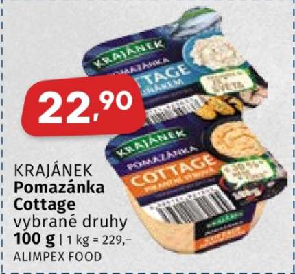 KRAJÁNEK Pomazánka cottage