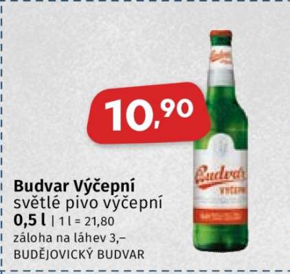 Budvar výčepní