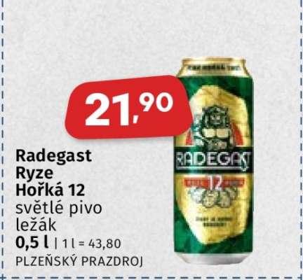 Radegast Ryze Hořká 12