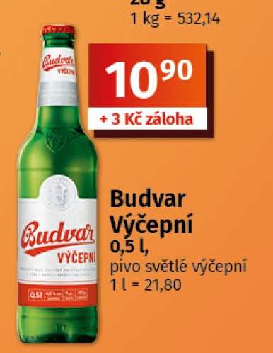 Budvar výčepní