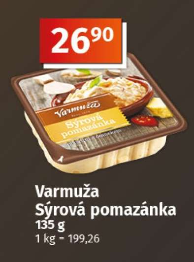 Varmuža Sýrová pomazánka
