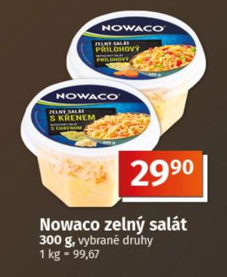 NOWACO ZELNÝ SALÁT