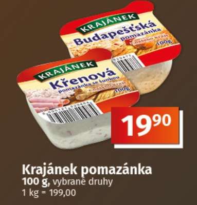 Krajánek pomazánka