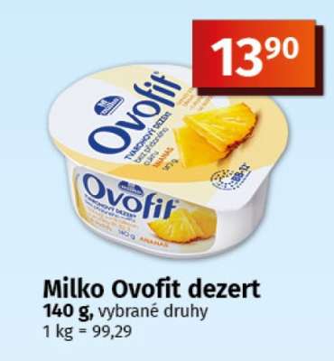 Milko Ovofit dezert