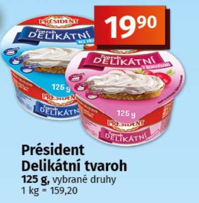 Président Delikátní tvaroh