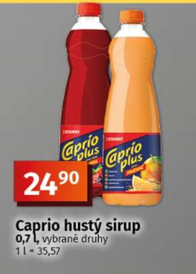 CAPRIO HUSTÝ SIRUP