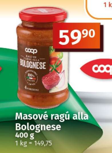 MASOVÉ RAGÚ ALLA BOLOGNESE