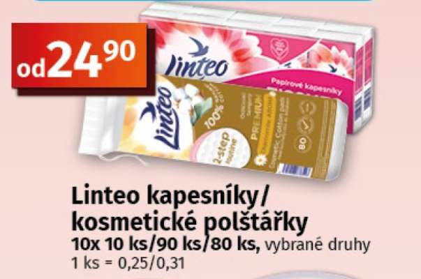 Linteo kapesníky / kosmetické polštářky