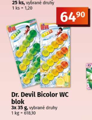 Dr. Devil Bicolor WC blok