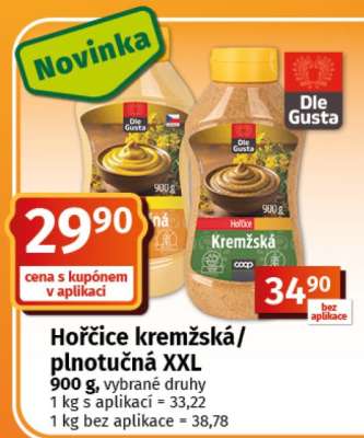 Hořčice kremžská/plnotučná XXL