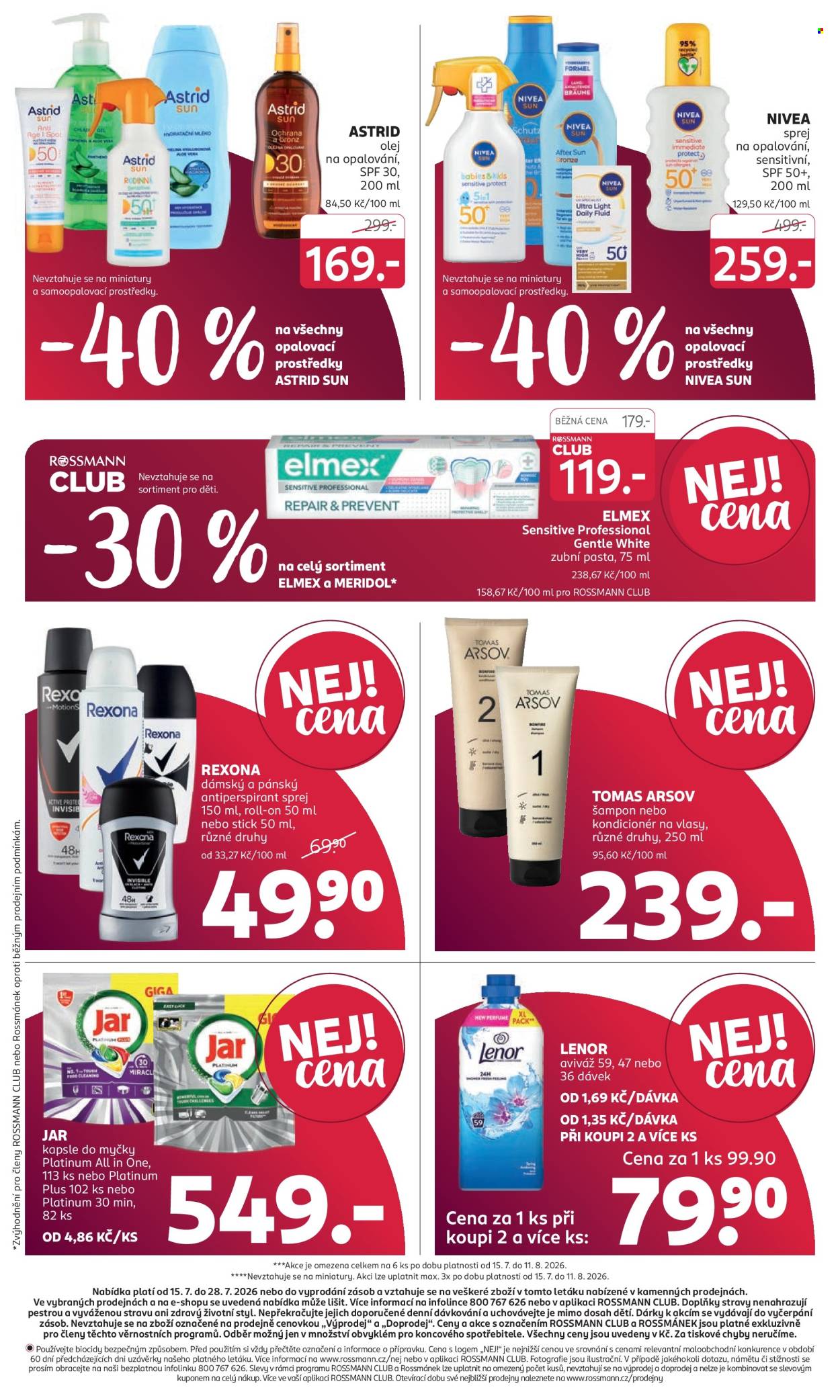 Leták ROSSMANN - 15. 7. 2026 - 28. 7. 2026. Strana 20