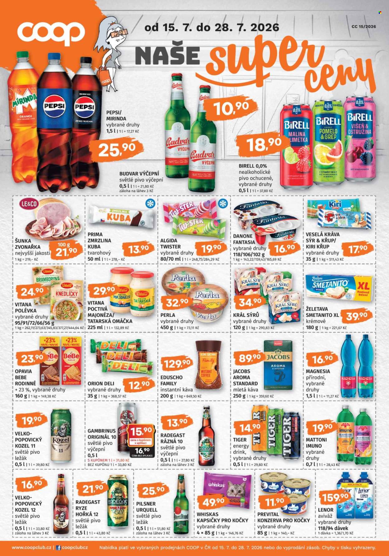 Leták Konzum - 15. 7. 2026 - 28. 7. 2026. Strana 4