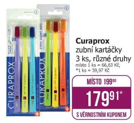 Curaprox zubní kartáčky