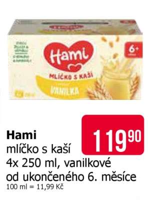 Hami Mlíčko s kaší