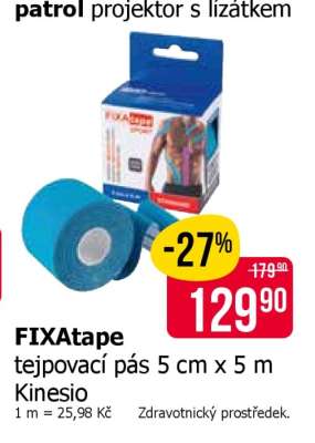 FIXAtape tejpovací pás 5 cm x 5 m Kinesio