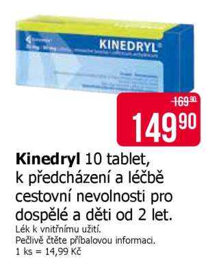 KINEDRYL 10 tablet