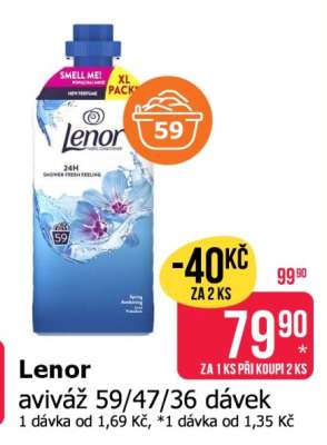 Lenor aviváž 59/47/36 dávek