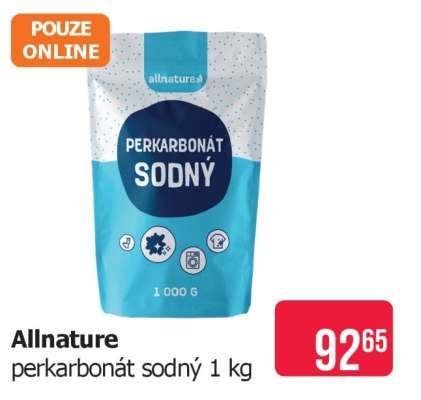 Allnature Perkarbonát sodný 1 kg