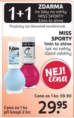 MISS SPORTY 1min to shine
