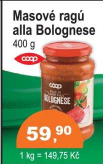 MASOVÉ RAGÚ ALLA BOLOGNESE