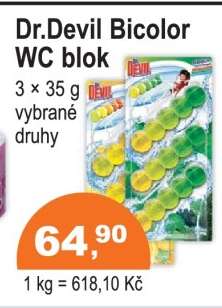 Dr. Devil Bicolor WC blok