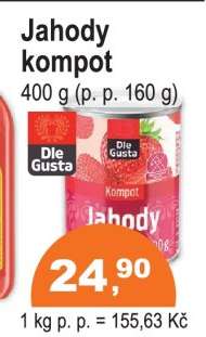 JAHODY kompot