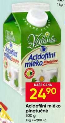 Acidofilní mléko plnotučné