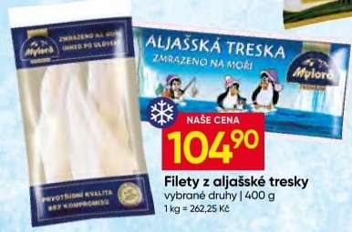 Filety z aljašské tresky
