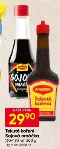 Tekuté koření sójová omáčka