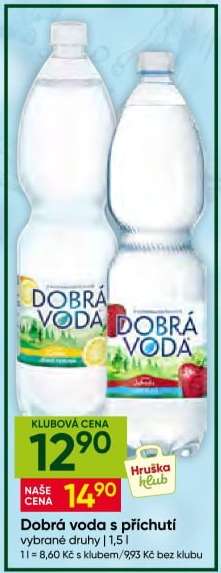 DOBRÁ VODA S PŘÍCHUTÍ
