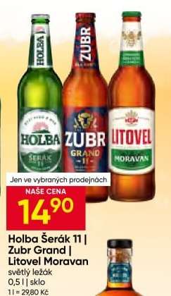 Holba Šerák 11 Zubr Grand Litovel Moravan