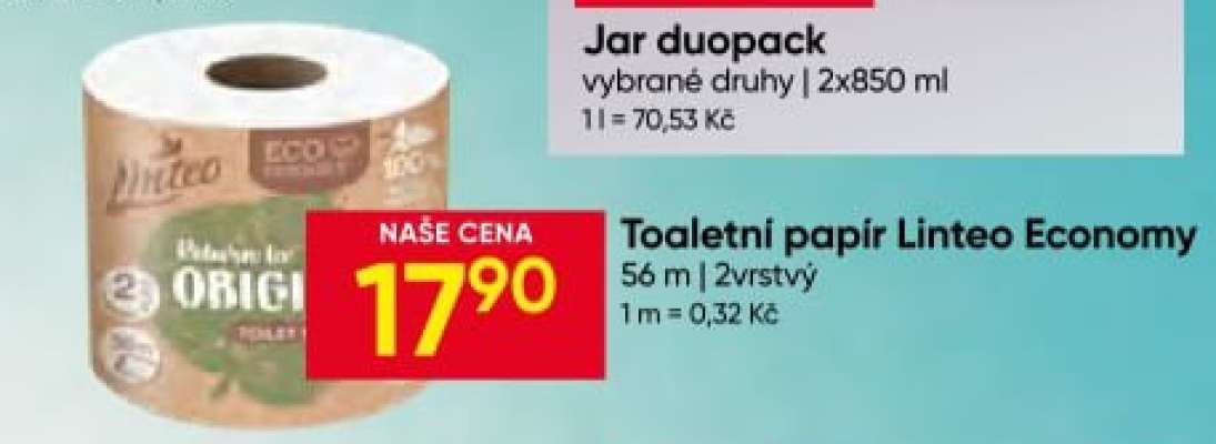 Toaletní papír Linteo Economy